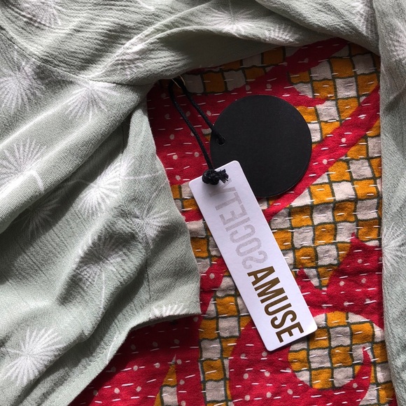 Amuse Society Lorena Woven Wrap Top - Picture 7 of 7